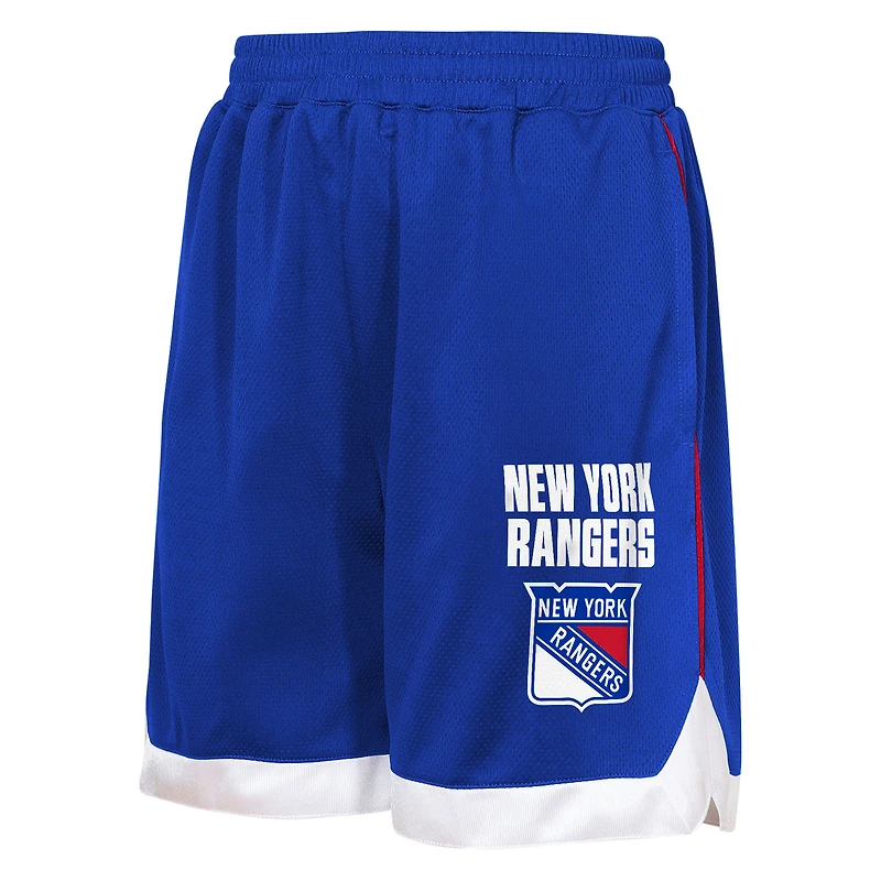 Youth Outerstuff Blue New York Rangers All Star Shorts