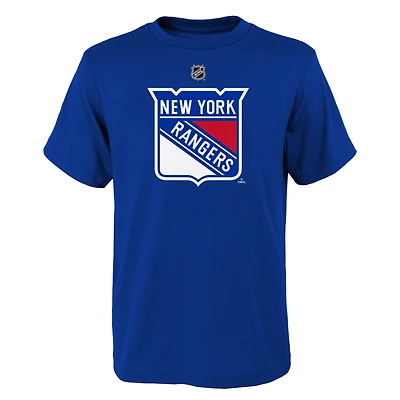 Youth Outerstuff Blue New York Rangers Primary Logo T-Shirt