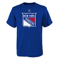 Youth Outerstuff Blue New York Rangers Primary Logo T-Shirt