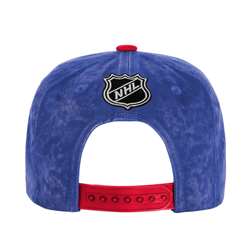 Youth Outerstuff  Royal/Red New York Rangers True Retro Deadstock Adjustable Hat