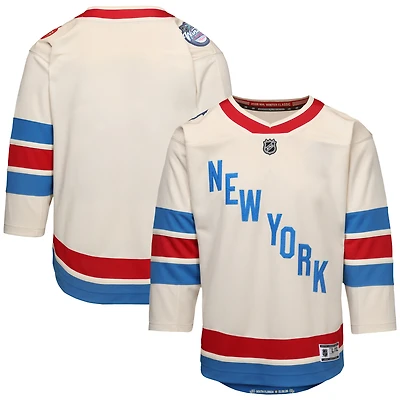 Youth Outerstuff White New York Rangers 2026 NHL Winter Classic Premier Jersey
