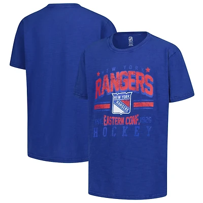 T-shirt court Sure pour jeunes Royal New York Rangers