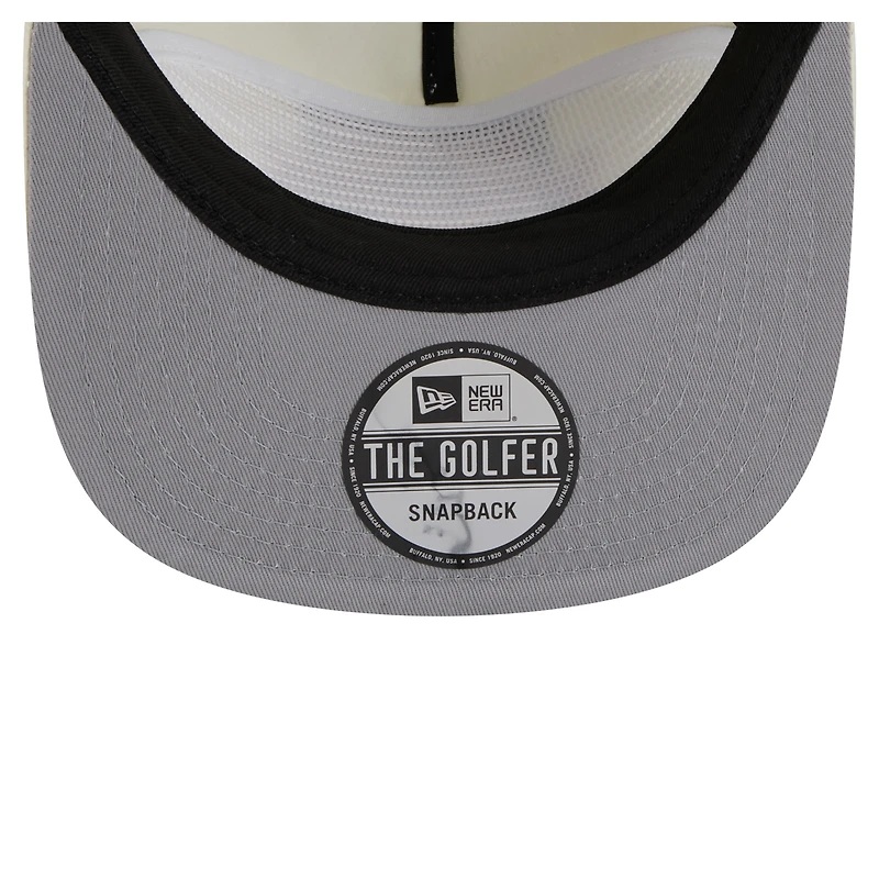 Casquette de golf snapback New Era pour homme New York Red Bulls 2025 Kickoff Crème
