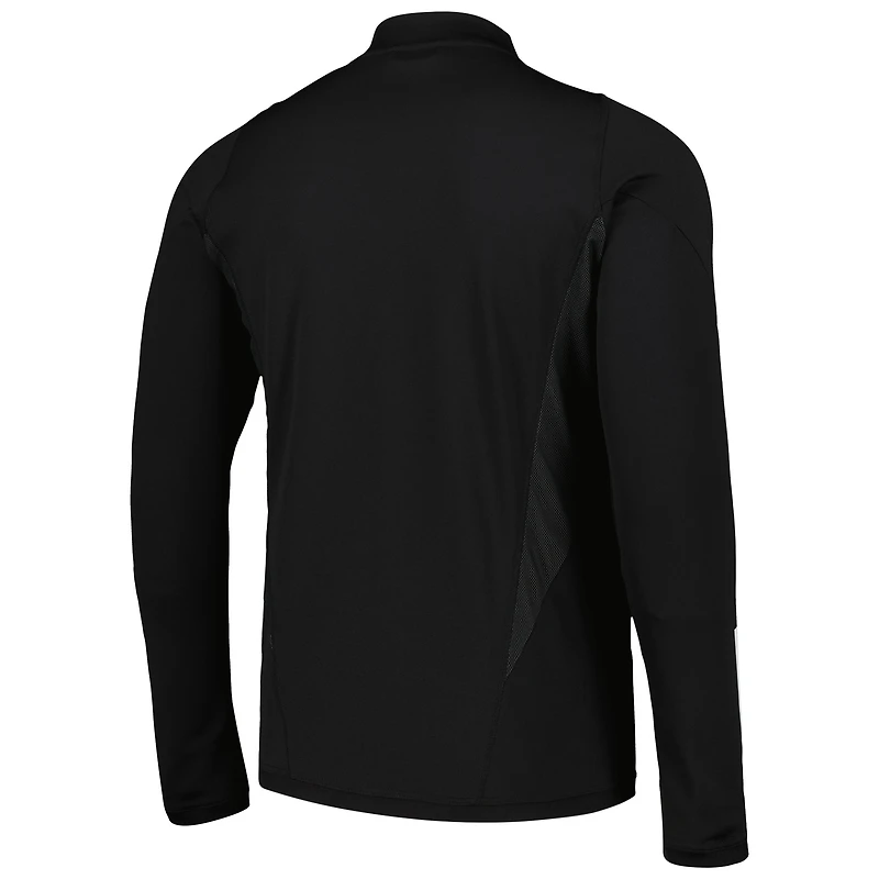 Men's adidas Black New York Red Bulls 2023 On-Field AEROREADY Full-Zip Training Top