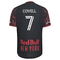 Men's adidas Cade Cowell Black New York Red Bulls 2026 The Rooted Kit On-Field Authentic Patch Jersey
