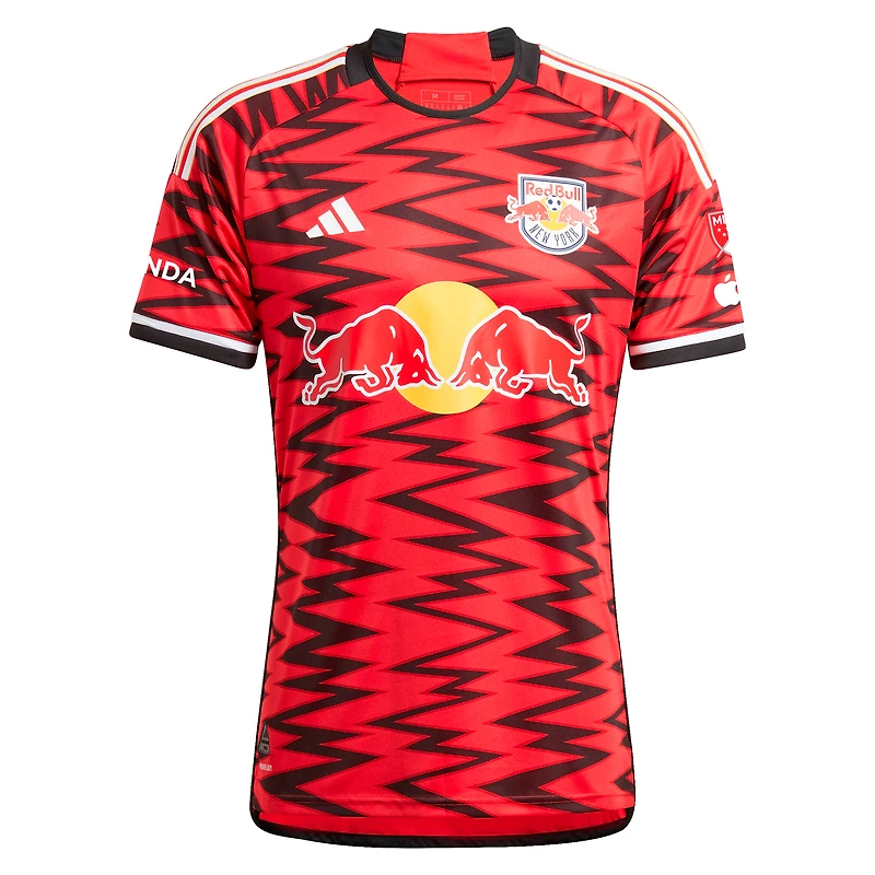 Maillot de joueur authentique adidas Daniel Edelman rouge New York Red Bulls 2024 Legacy pour homme
