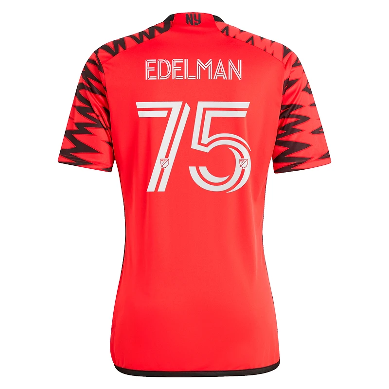 Maillot adidas Daniel Edelman pour homme, réplique du joueur des New York Red Bulls 2024 Legacy Replica, rouge