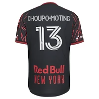 Maillot authentique adidas Eric Maxim Choupo-Moting noir New York Red Bulls 2026 The Rooted Kit pour homme
