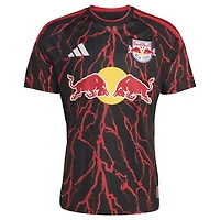 Maillot réplique adidas Eric Maxim Choupo-Moting noir New York Red Bulls 2026 « The Rooted Kit » pour homme