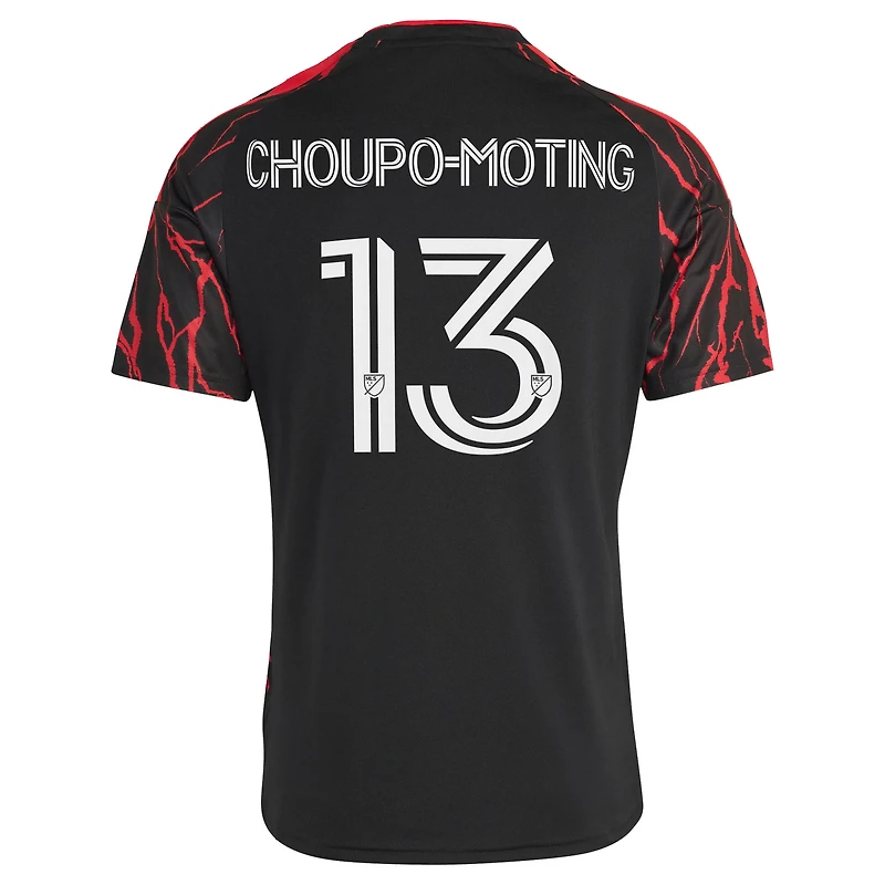 Men's adidas Eric Maxim Choupo-Moting Black New York Red Bulls 2026 The Rooted Kit Replica Jersey