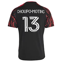 Men's adidas Eric Maxim Choupo-Moting Black New York Red Bulls 2026 The Rooted Kit Replica Jersey