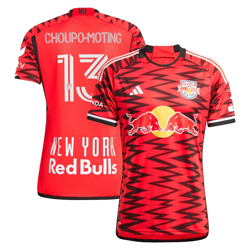 Men's adidas Eric Maxim Choupo-Moting Red New York Bulls 2024 Legacy Authentic Player Jersey