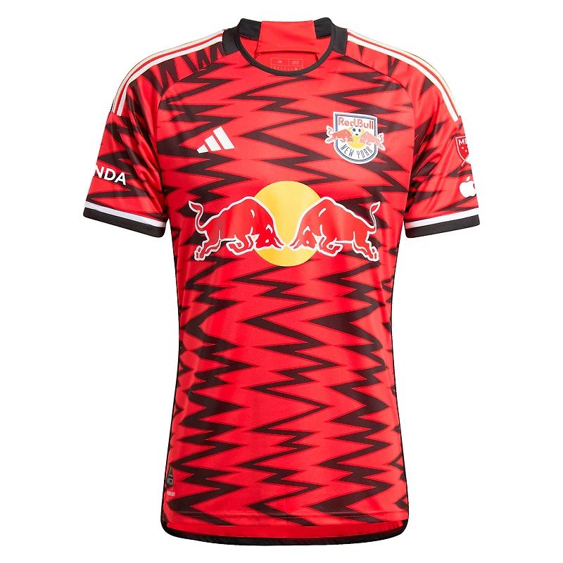 Men's adidas Eric Maxim Choupo-Moting Tan New York Red Bulls 2025 Stone Kit Authentic Player Jersey