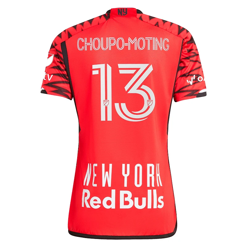 Men's adidas Eric Maxim Choupo-Moting Red New York Bulls 2024 Legacy Authentic Player Jersey