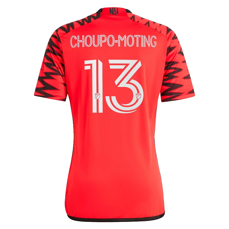 Men's adidas Eric Maxim Choupo-Moting Red New York Bulls 2024 Legacy Replica Player Jersey