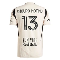 Maillot de joueur authentique adidas Eric Maxim Choupo-Moting Tan New York Red Bulls 2025 Stone Kit pour homme