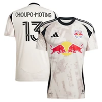 Men's adidas Eric Maxim Choupo-Moting Tan New York Red Bulls 2025 Stone Kit Replica Player Jersey