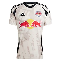 Men's adidas Eric Maxim Choupo-Moting Tan New York Red Bulls 2025 Stone Kit Replica Player Jersey