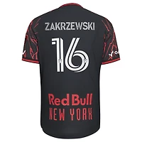 Maillot authentique adidas Julian Hall noir New York Red Bulls 2026 The Rooted Kit pour homme