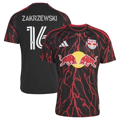Men's adidas Julian Hall Black New York Red Bulls 2026 The Rooted Kit Replica jersey