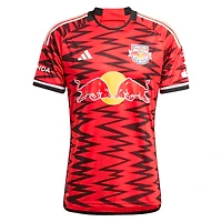Maillot de joueur authentique adidas Lewis Morgan Red New York Bulls 2024 Legacy pour homme