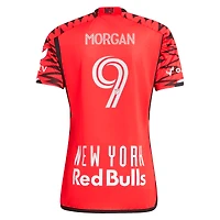 Maillot de joueur authentique adidas Lewis Morgan Red New York Bulls 2024 Legacy pour homme