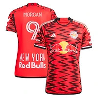 Maillot de joueur authentique adidas Lewis Morgan Red New York Bulls 2024 Legacy pour homme