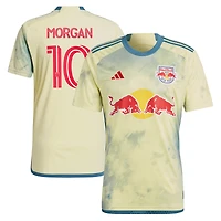 Men's adidas Lewis Morgan Yellow New York Red Bulls 2023 Daniel Patrick Kit Replica Jersey