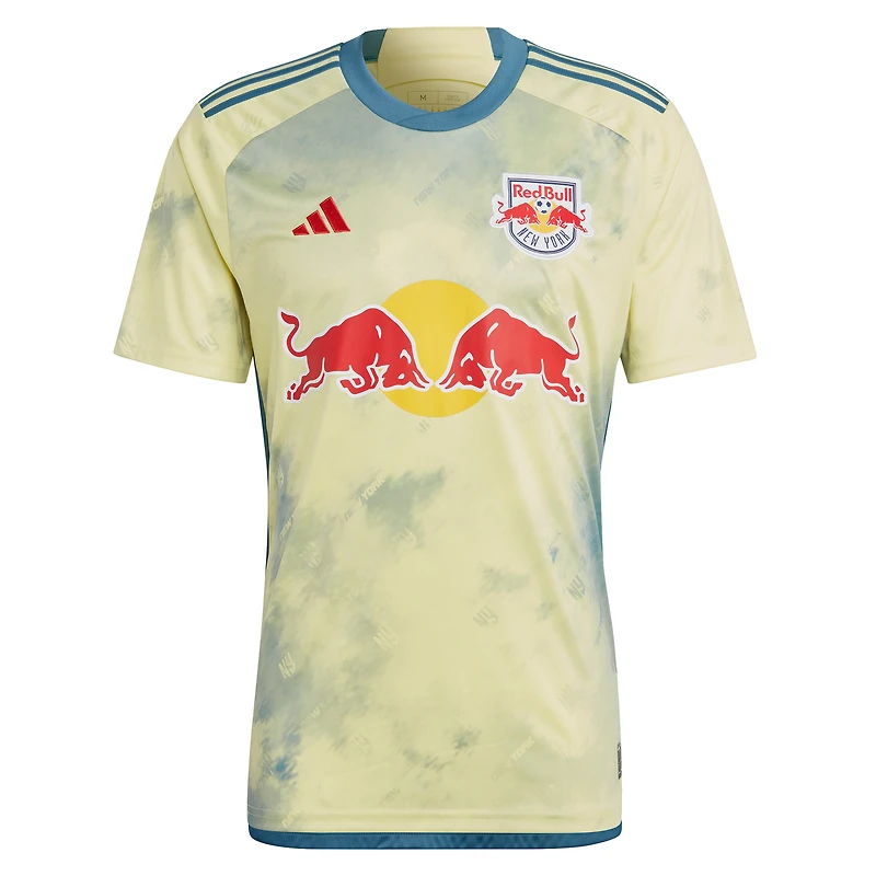 Men's adidas Lewis Morgan Yellow New York Red Bulls 2023 Daniel Patrick Kit Replica Jersey