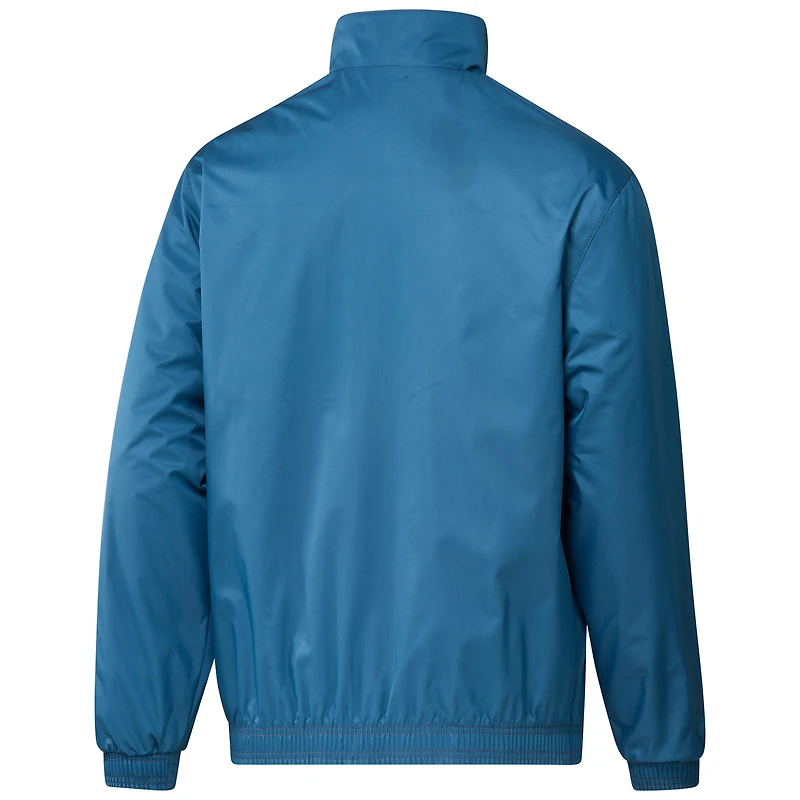 Veste réversible à fermeture éclair pour homme des New York Red Bulls 2023 On-Field Anthem adidas rouge/gris