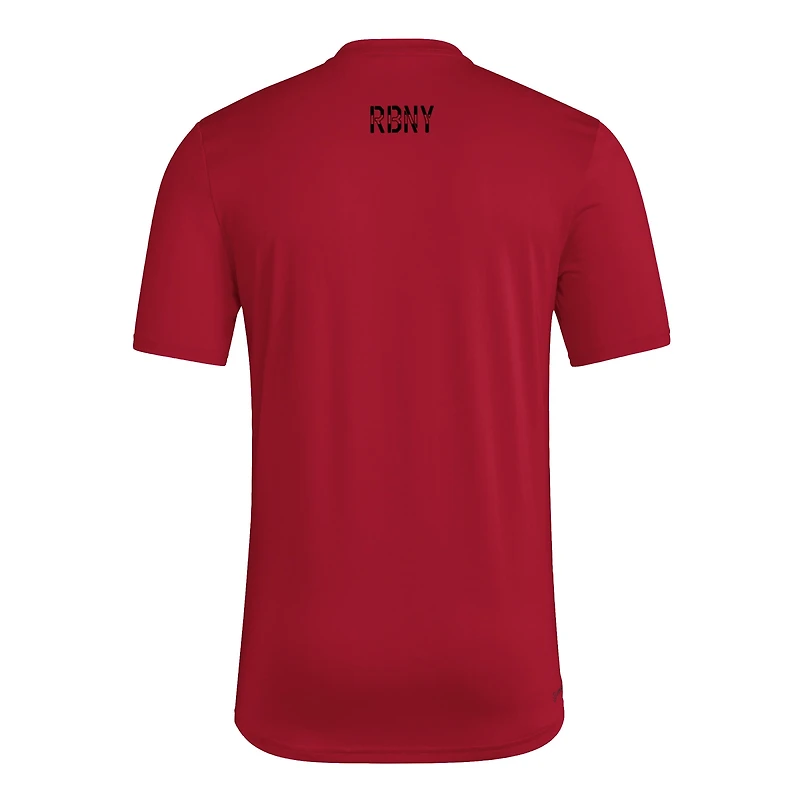 Men's adidas  Red New York Bulls 2025 Jersey Hook AEROREADY T-Shirt