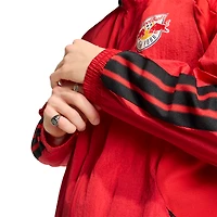 Veste raglan zippée adidas rouge New York Red Bulls 2026 Anthem pour homme