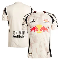 Maillot authentique adidas Tan New York Red Bulls 2025 Stone Kit pour homme