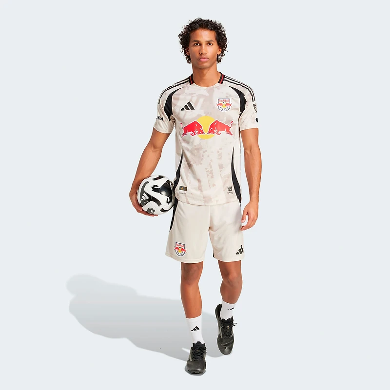 Men's adidas Tan New York Red Bulls 2025 Stone Kit Authentic Jersey