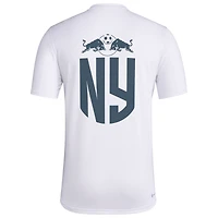 T-shirt adidas New York Red Bulls Team Jersey Hook AEROREADY blanc pour homme