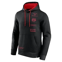 Sweat à capuche noir pour la mi-temps des Red Bulls de New York marque Fanatics hommes