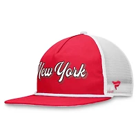 Fanatics Branded Rouge/Blanc New York Red Bulls True Classic Golf Snapback Chapeau