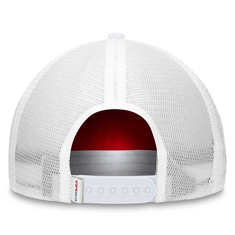 Fanatics Branded Rouge/Blanc New York Red Bulls True Classic Golf Snapback Chapeau