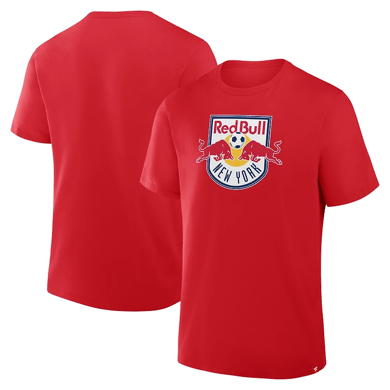 Men's Fanatics Red New York Bulls Crest Legacy T-Shirt