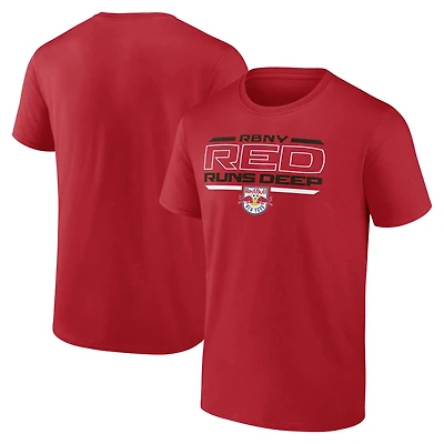 Men's Fanatics Red New York Bulls Fundamentals T-Shirt
