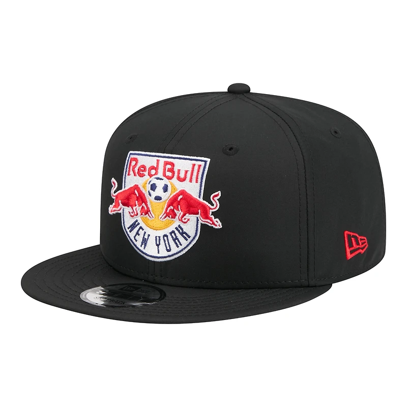 Casquette snapback New Era noire New York Red Bulls 2026 Jersey Hook 9FIFTY pour homme