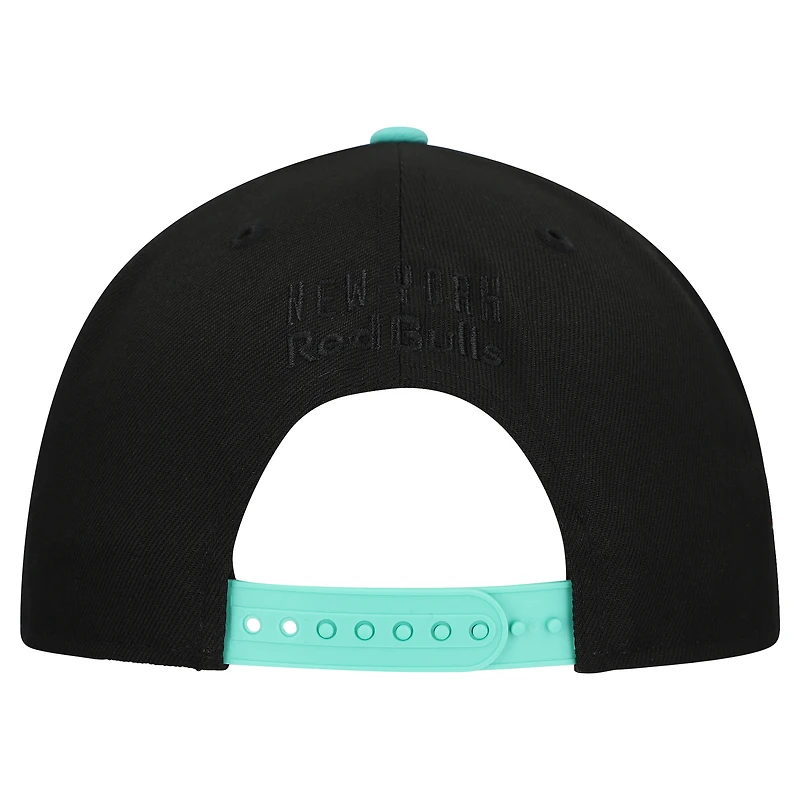 Men's New Era Black New York Red Bulls 9FIFTY Snapback Hat