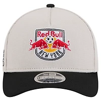 Casquette ajustable New Era grise New York Red Bulls 2025 Jersey Hook 9FORTY M-Crown pour homme