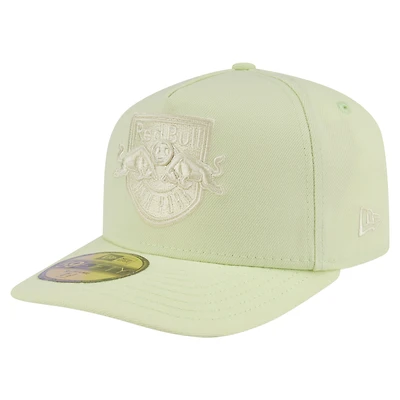 Casquette ajustée New Era A-Frame 59FIFTY pour homme avec coloris York Red Bulls vert