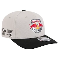 Casquette extensible à boutons-pression New York Red Bulls 2025 Jersey Hook 9SEVENTY pour homme New Era Kaki/Noir