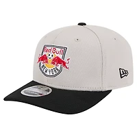 Casquette extensible à boutons-pression New York Red Bulls 2025 Jersey Hook 9SEVENTY pour homme New Era Kaki/Noir