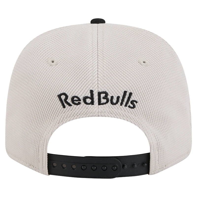 Men's New Era  Khaki/Black New York Red Bulls 2025 Jersey Hook 9SEVENTY Stretch-Snap Hat