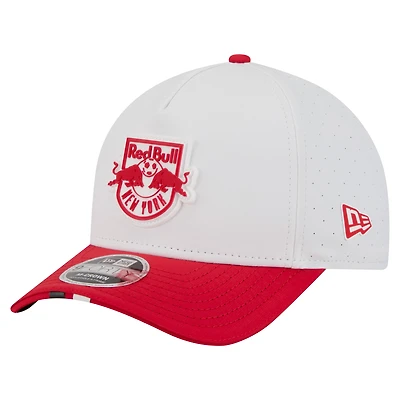Men's New Era  White New York Red Bulls 2026 MLS Kick Off 9FORTY M-Crown A-Frame Adjustable Hat