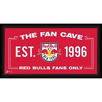 New York Red Bulls Framed 10" x 20" Fan Cave Collage