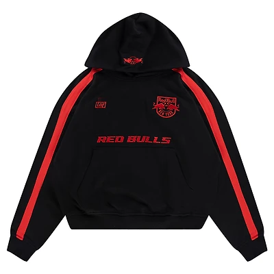 Sweat à capuche unisexe Live Breathe Futbol noir New York Red Bulls Rossi